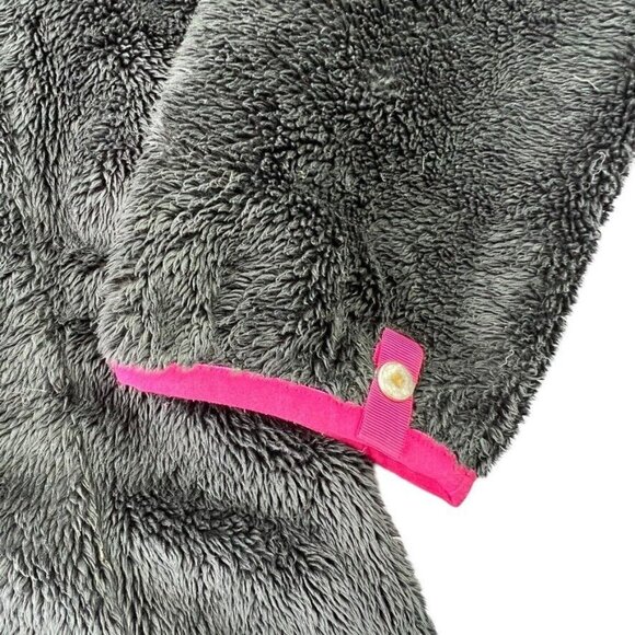 The North Face Girls Osolita Jacket Size XL Black‎ Pink - Fleece Lining Only! - Picture 4 of 10